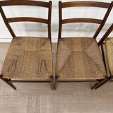 Leggera Model Chairs Designed by Gio Ponti for Cassina, Italy, 1950s, Set of 4