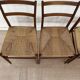 Chaises Modèle Leggera conçues par Gio Ponti pour Cassina, Italie, années 1950, ensemble de 4
