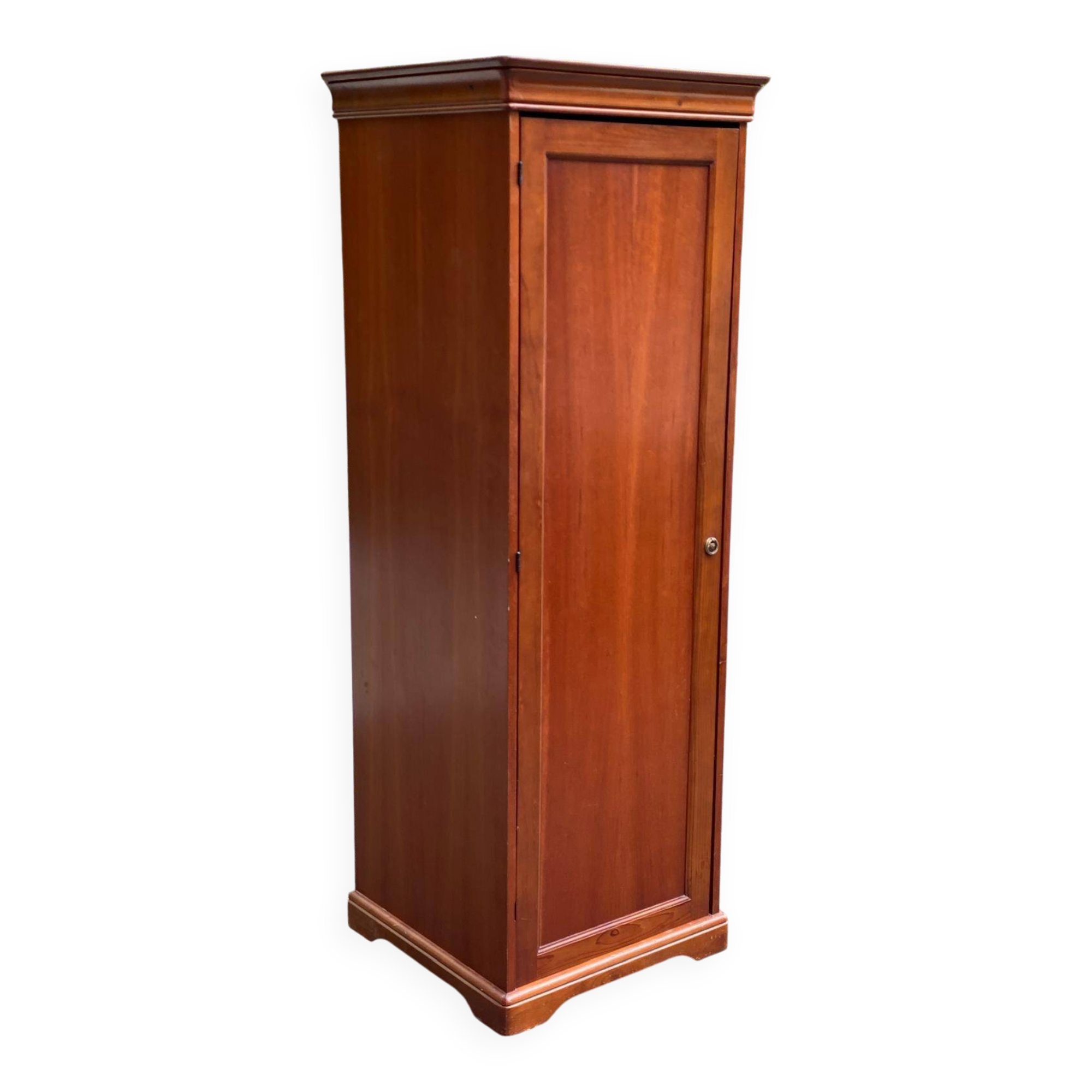Louis Philippe wardrobe with a solid wood door.