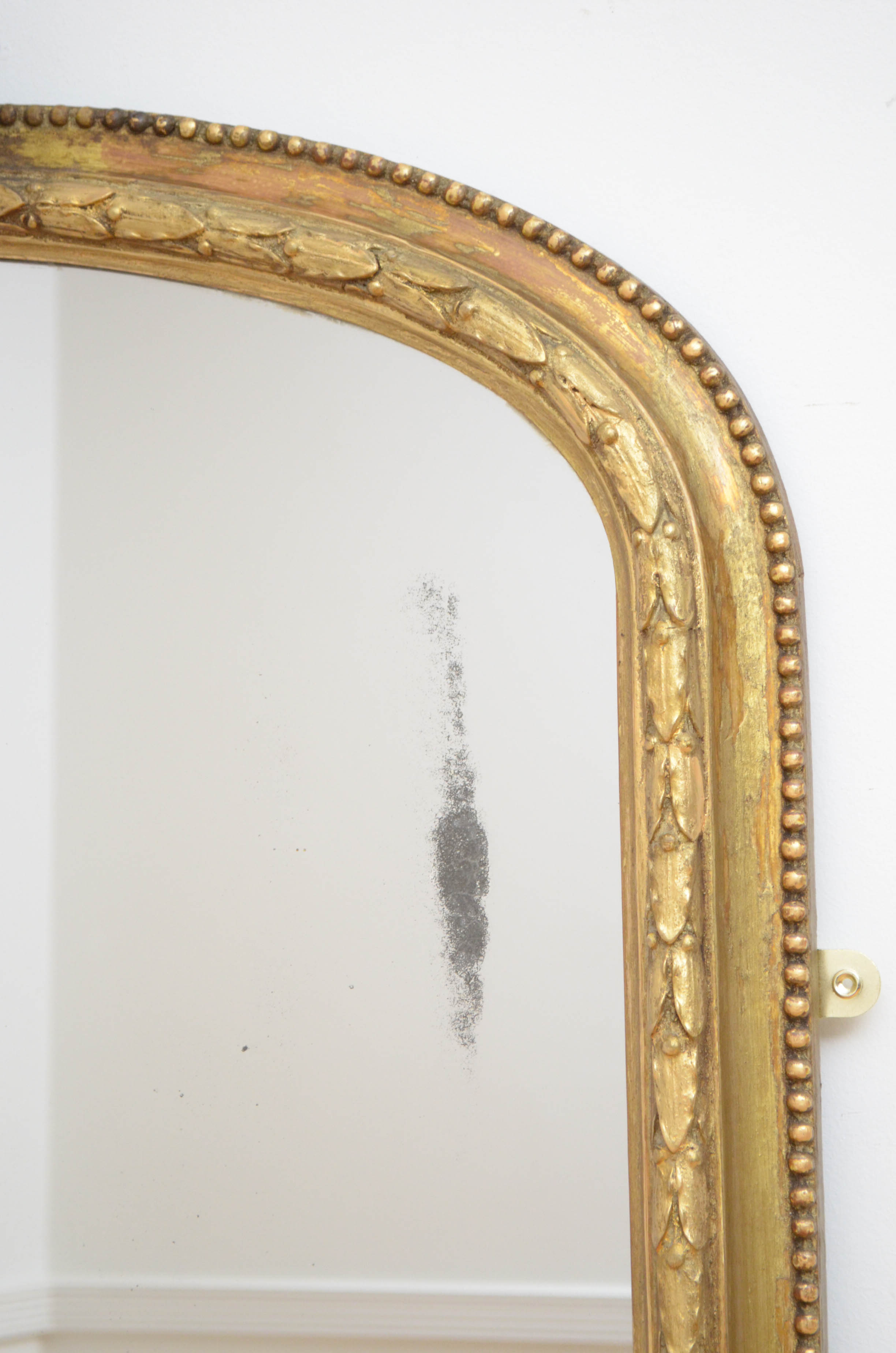 English victorian giltwood wall mirror - 174x138cm