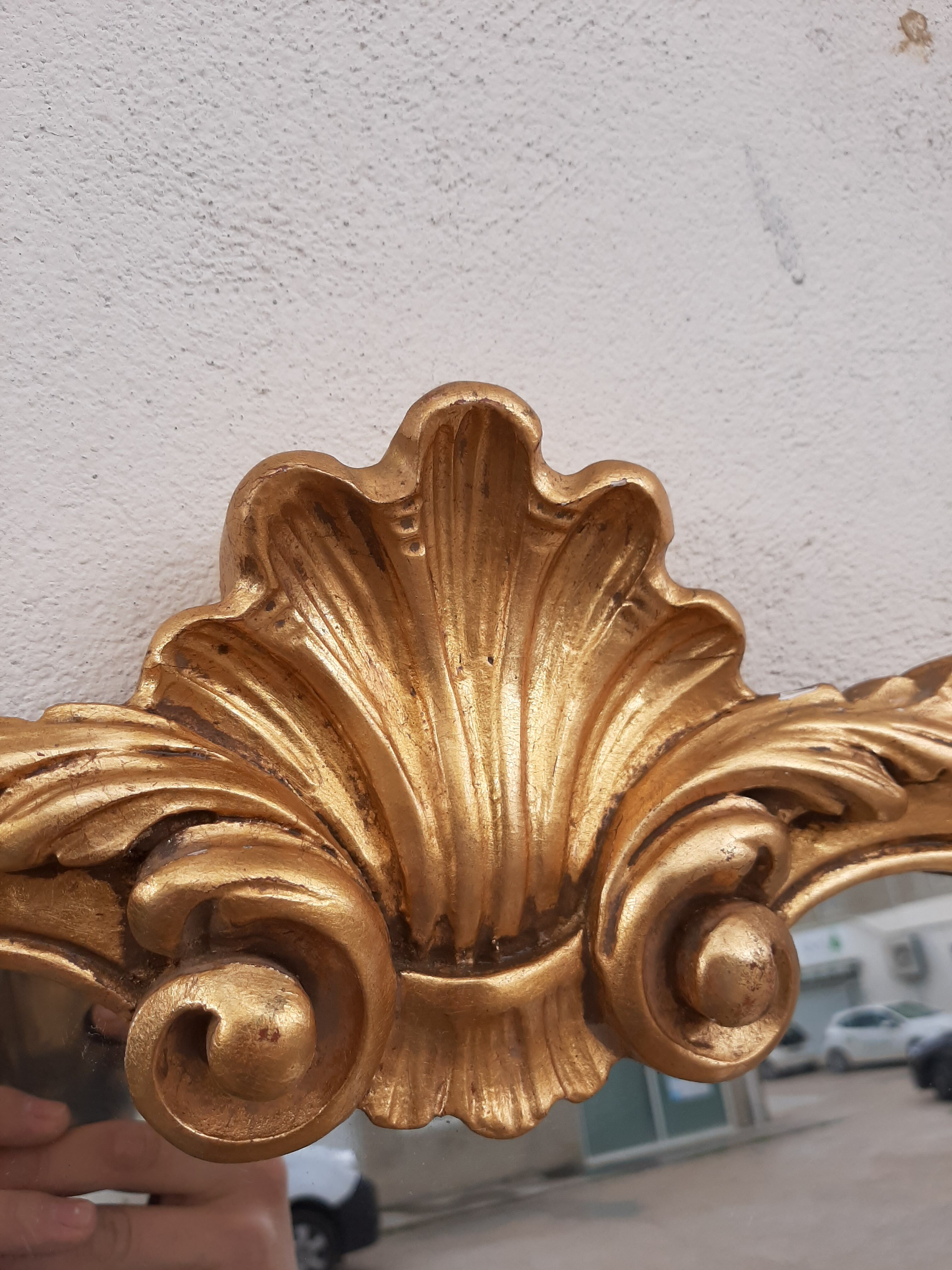 Miroir Baroque style Louis XV coquille