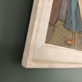 Table oil, The Fair in Roubaix extract "The Juggler"