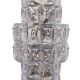 Large Kinkeldy Chrystal Glass wall lamps 1970s Germany
