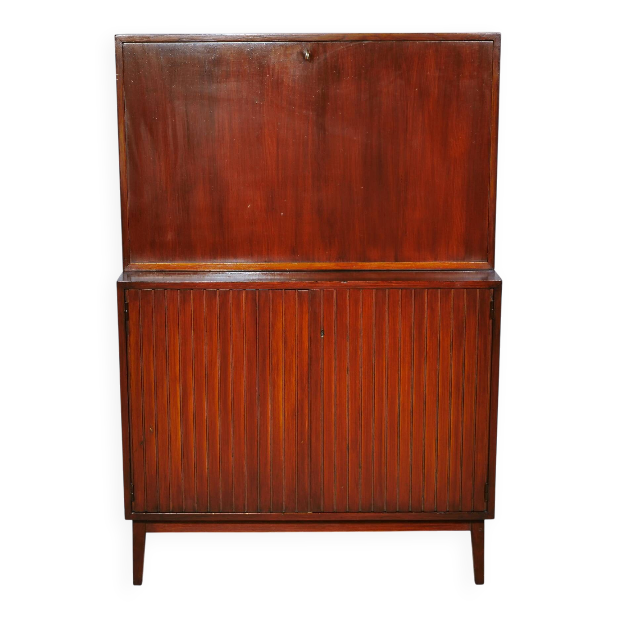 Cabinet de bar des années 60 en teck.