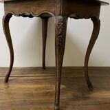Oak side table from the 19th century