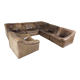 Vintage leather DS46 modular sofa by De Sede, 1970s