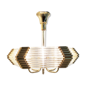 Lustre en cristal vintage