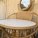 Anne bamboo dressing table vintage, 1960s