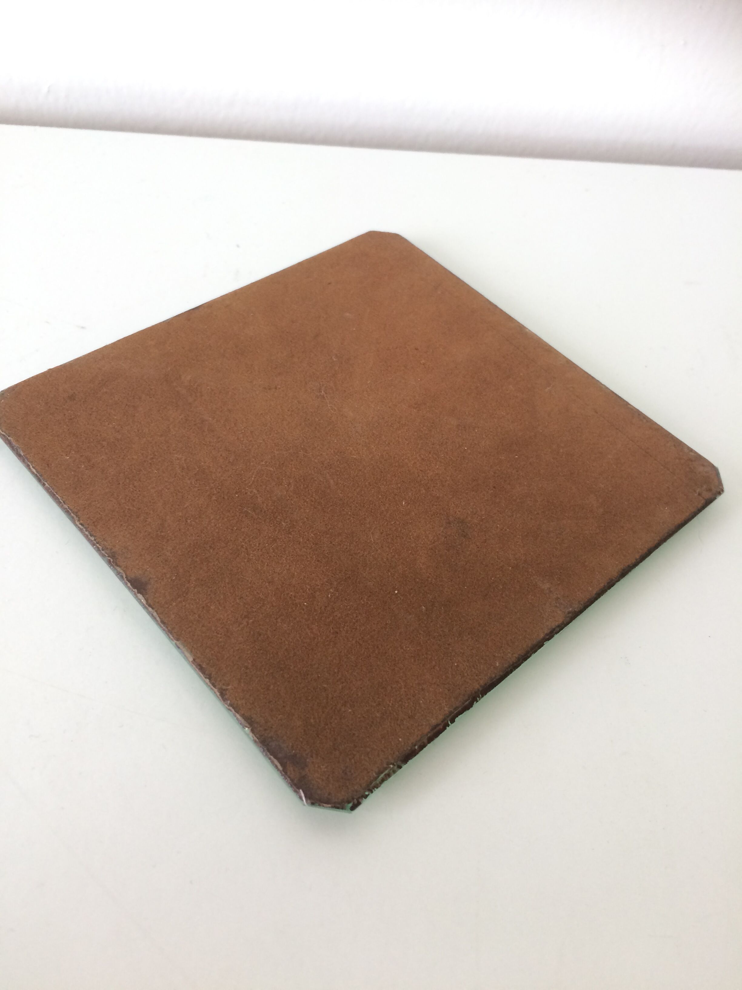 Small beveled mirror vintage 12x12cm