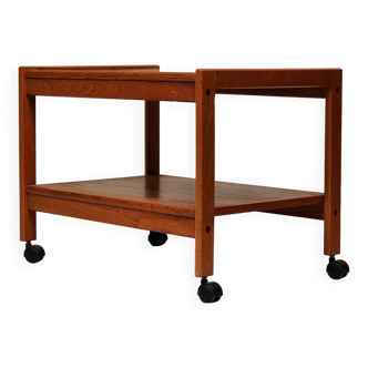 Vintage Scandinavian Rolling Trolley - BRDR Furbo, Spøttrup - Teak - Ca 1960