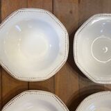 Set of 6 deep plates