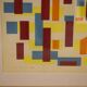 Painting on paper signed Jean Legros 1957
