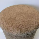 Light brown rug chest stool