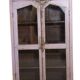 Armoire vitrée ancienne en teck birman