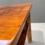 Table basse Art déco à deux niveaux en chêne massif, années 1930