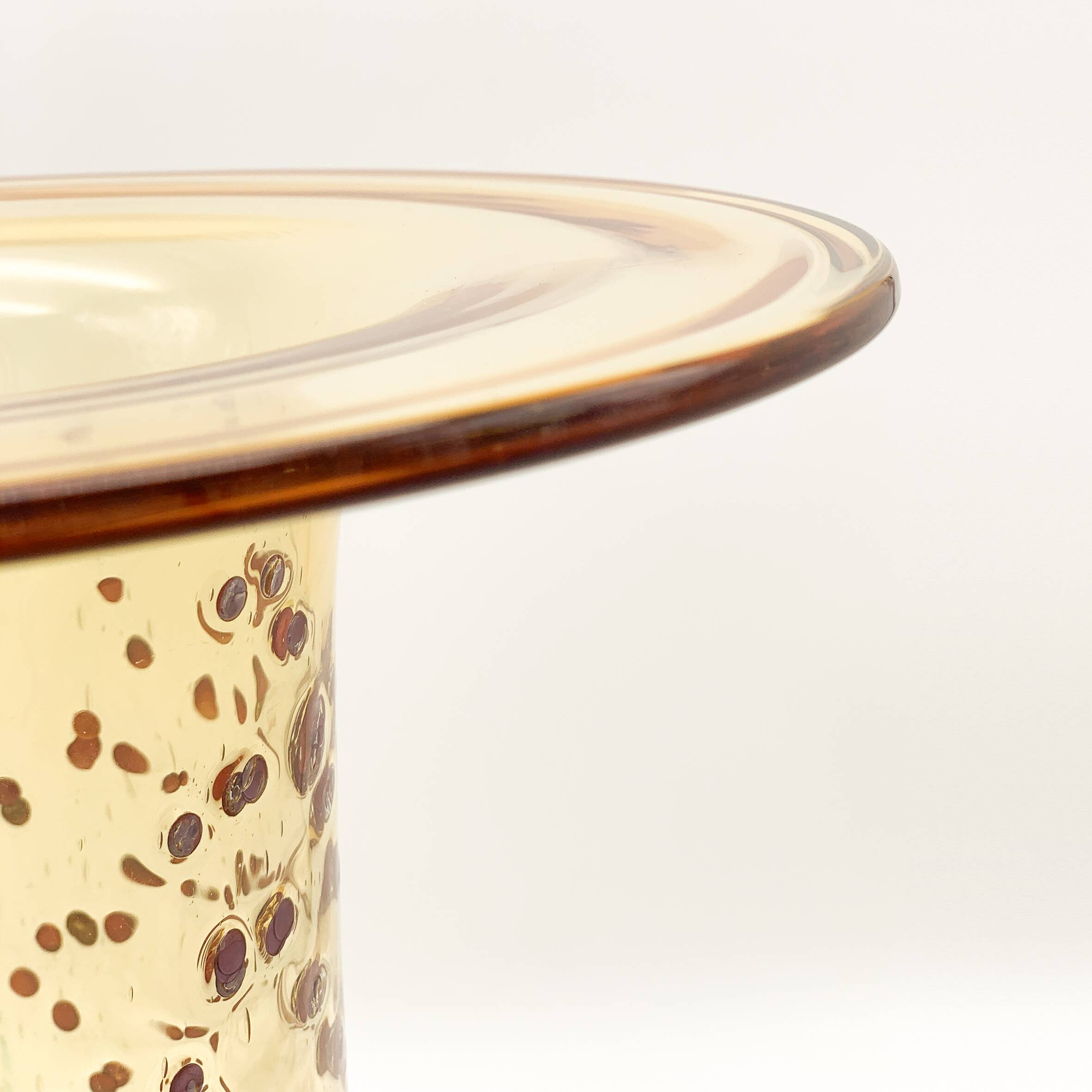 Large glass vase from Murano by the La Murrina workshop.