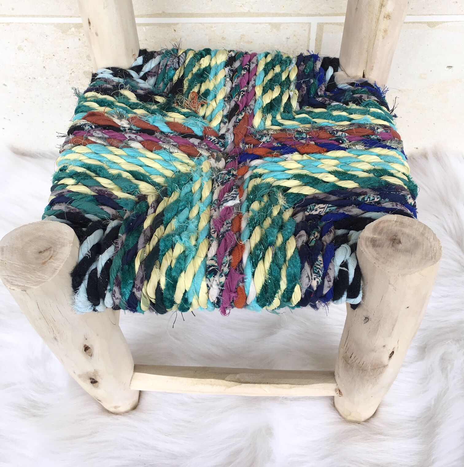 Mini Chair made of recycled fabrics