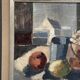 Huile sur panneau – « Nature morte » attribuée à Åke Wilhelm Andersson – 1962