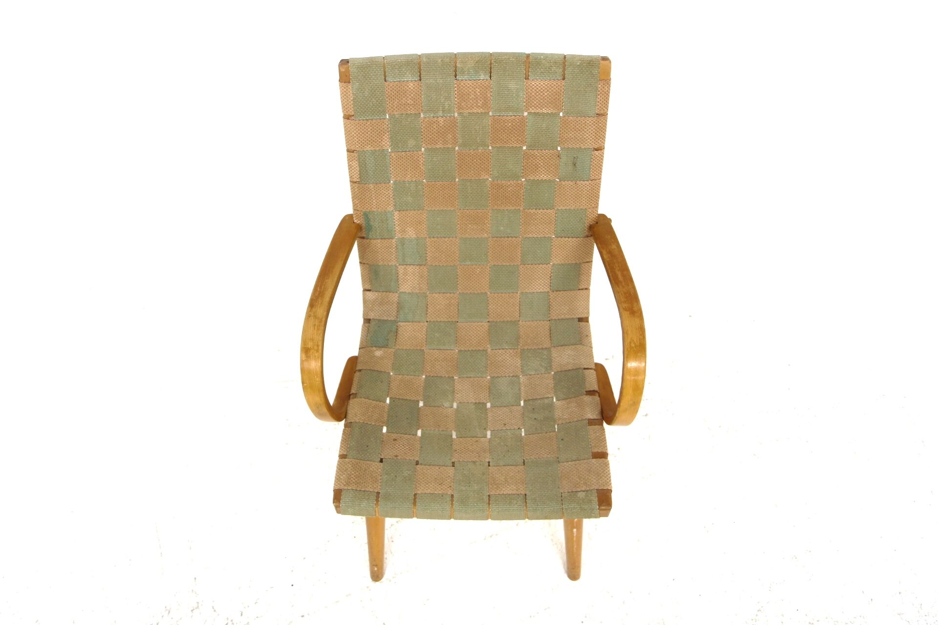 Fauteuil scandinave en hêtre, Suède, 1970