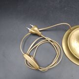 Belle et Grande Twisted table lamp in solid brass circa 1920 Height 40 cm
