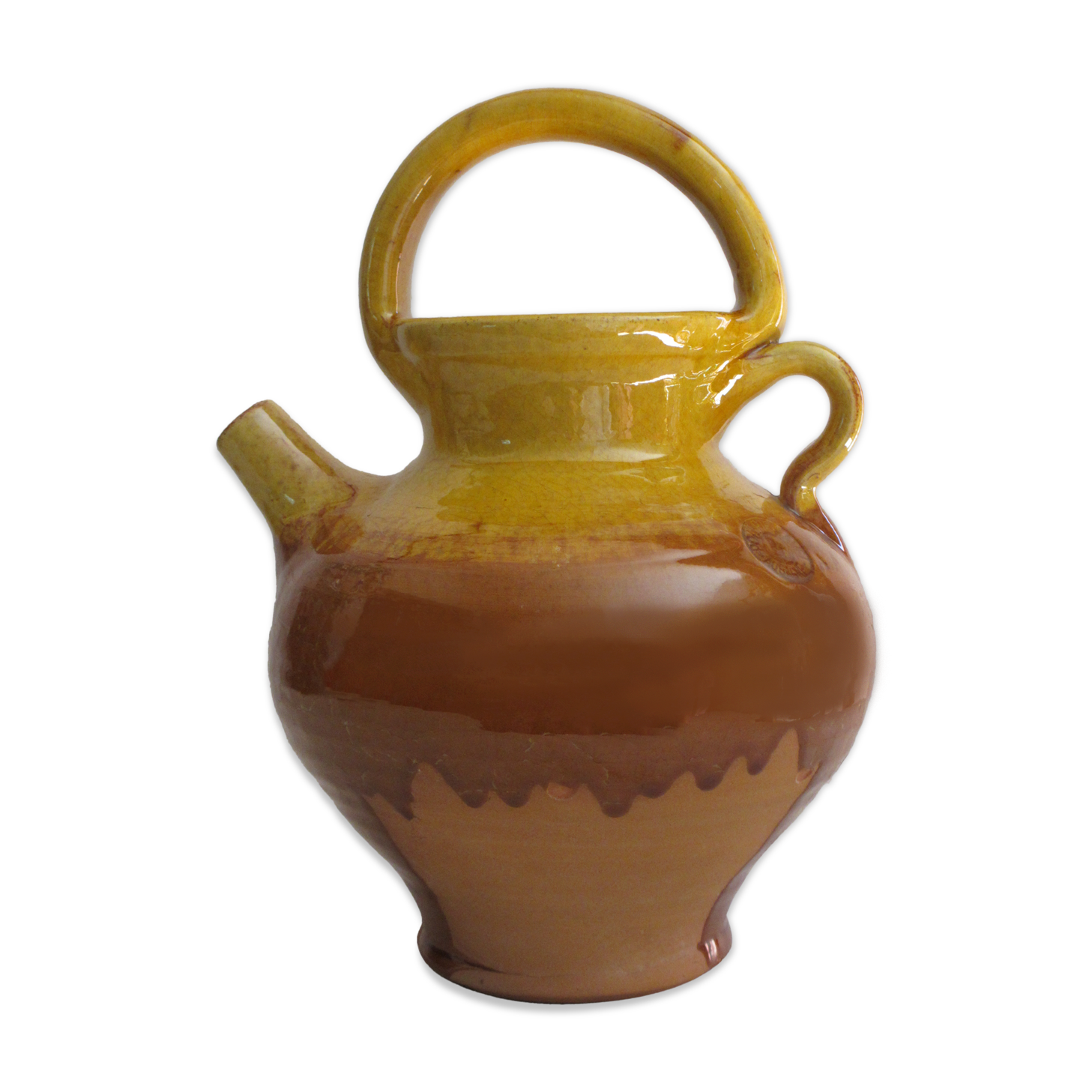 E-mailed terracotta jug or kid.