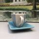 4 vintage ceramic coffee mugs edited by lbvyr circa