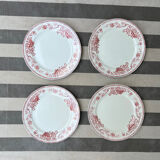 Ensemble assiettes Terre de Fer décor Sorbier Boch Frères Kéramis