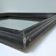Blackened wood mirror napoleon iii xixth 37.5 cm x 46.8 cm