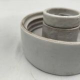 Opaline and porcelain wall light