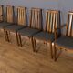 Restored teak 1960s g plan retro extending dining table & 6 chairs