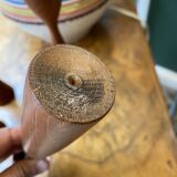 Scandinavian vintage teak candle holders