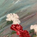 Vintage carnation painting