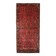 Handmade antique Persian Sarouk runner 3.2' x 7.10' (97cm x 241cm) 1900s - 1B708