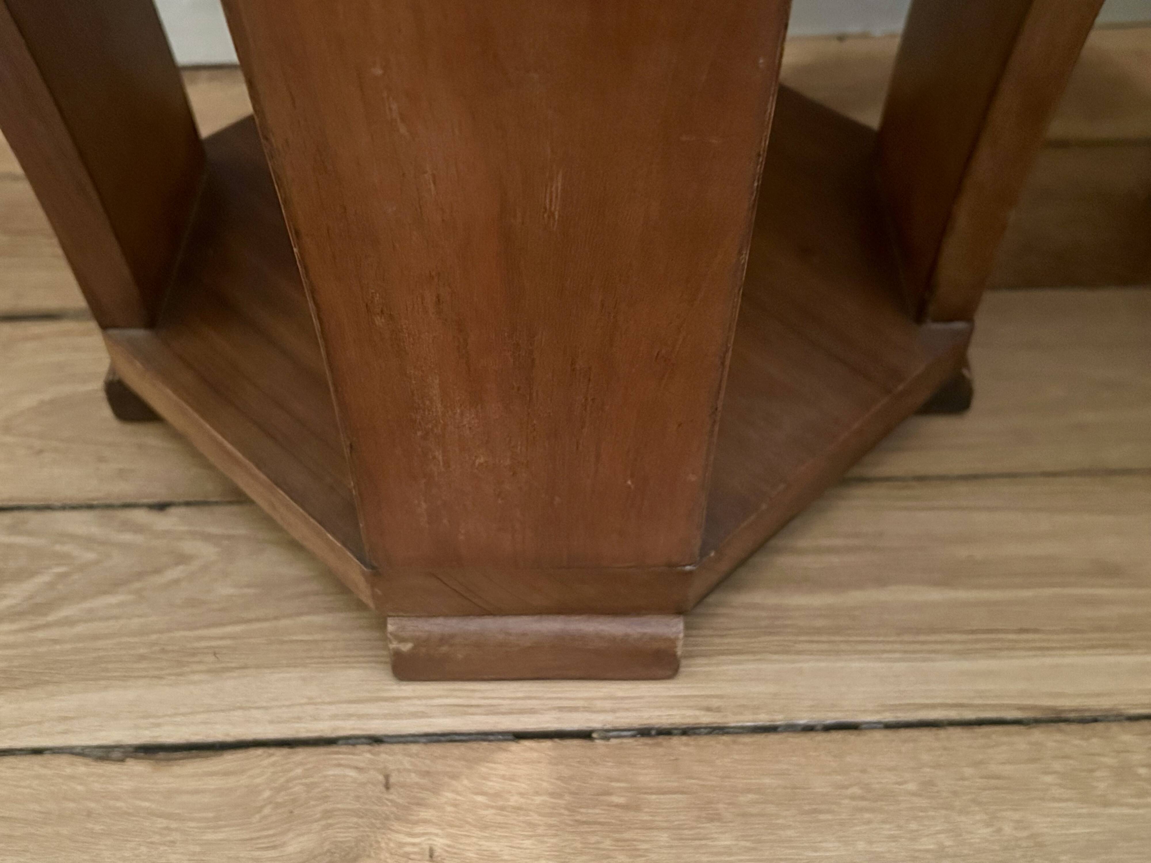 2 Art Deco side tables.