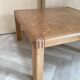 Table basse scandinave, design 1970, en bois de chêne