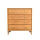 Commode pieds compas et chêne brut massif  1960