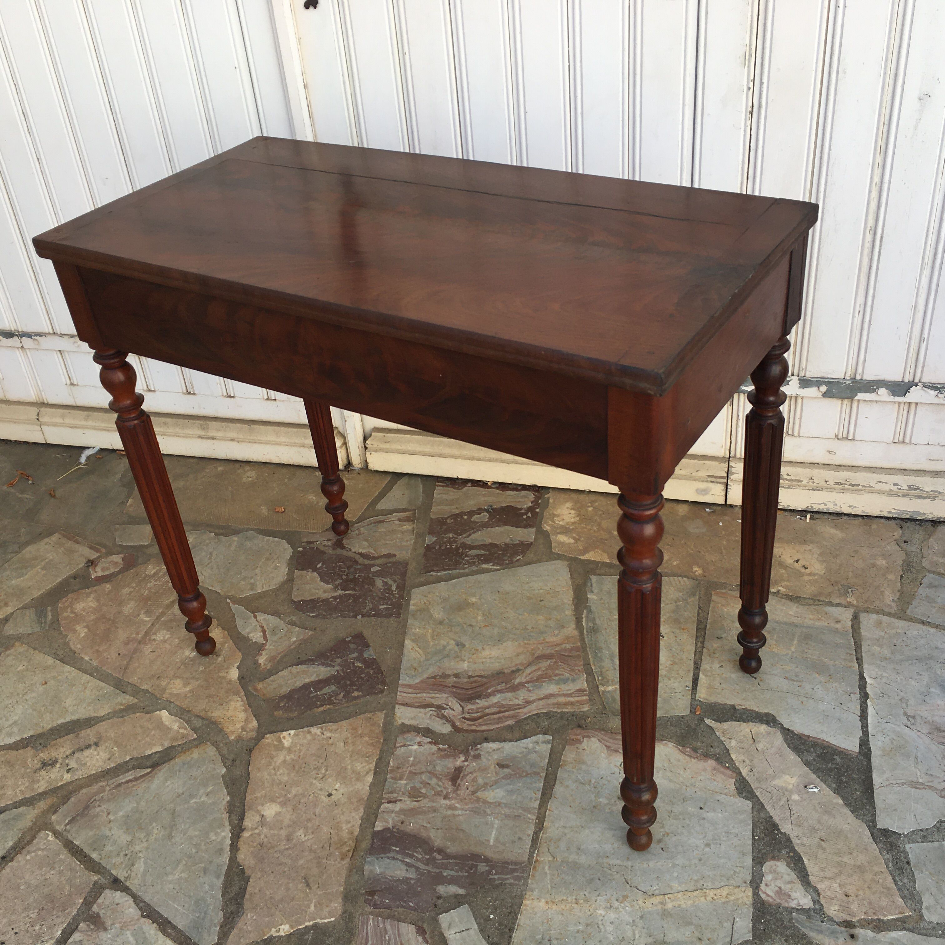 Louis Philippe console in mahogany 19th century