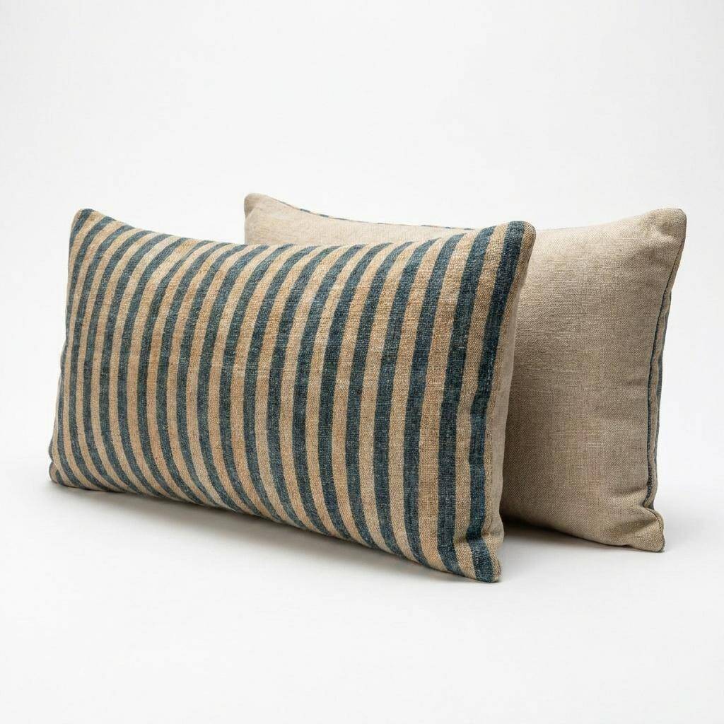 Set of 2 vintage kilim cushion covers 41x119 cm