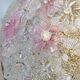 Amazing set of 2 Murano glass ceiling flower by Seguso for Venini