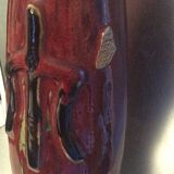 Vintage vase in glazed ceramic