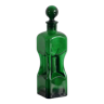 Carafe à décanter vintage Erven Lucas Bols en verre vert