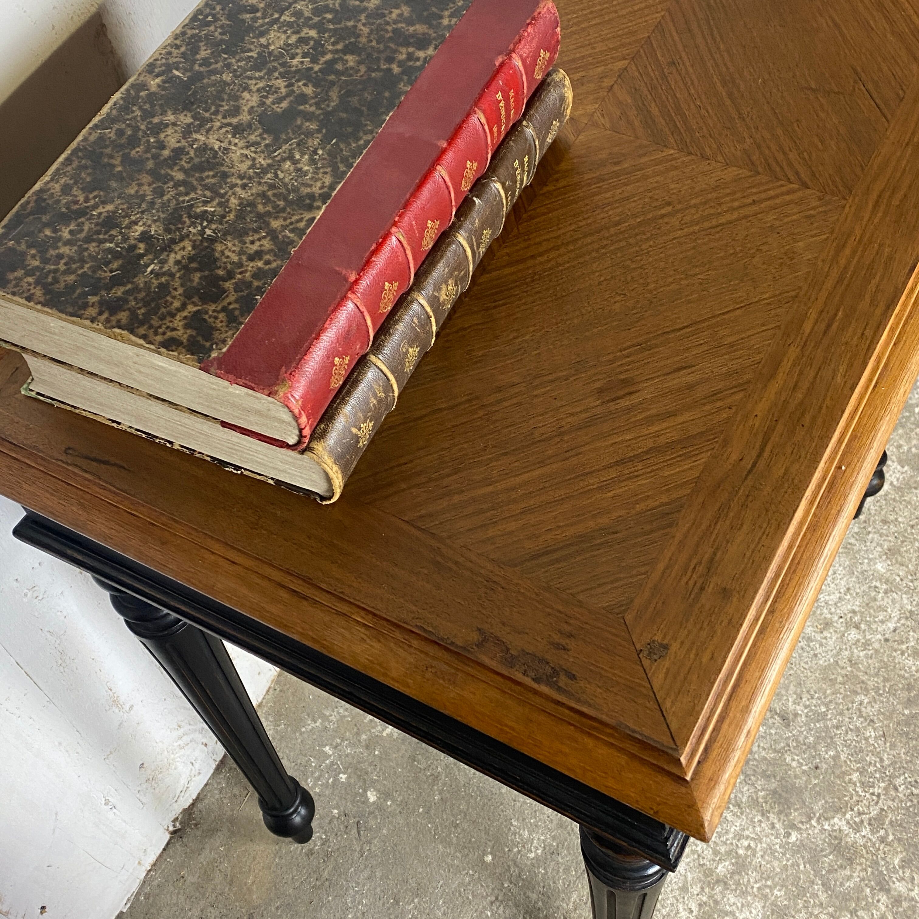 Black patinated lady's desk