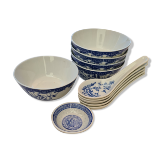 Bowls and spoons for soup