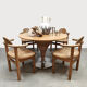 Vintage Rainer Daumiller papercord dining chairs Hirtshals Savværk