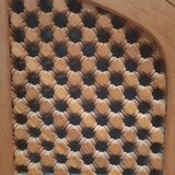 Double oriental door and its frame