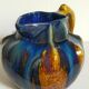 Art nouveau pitcher enamelled earth early twentieth century