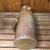 Ancien pichet grès brun beige vintage