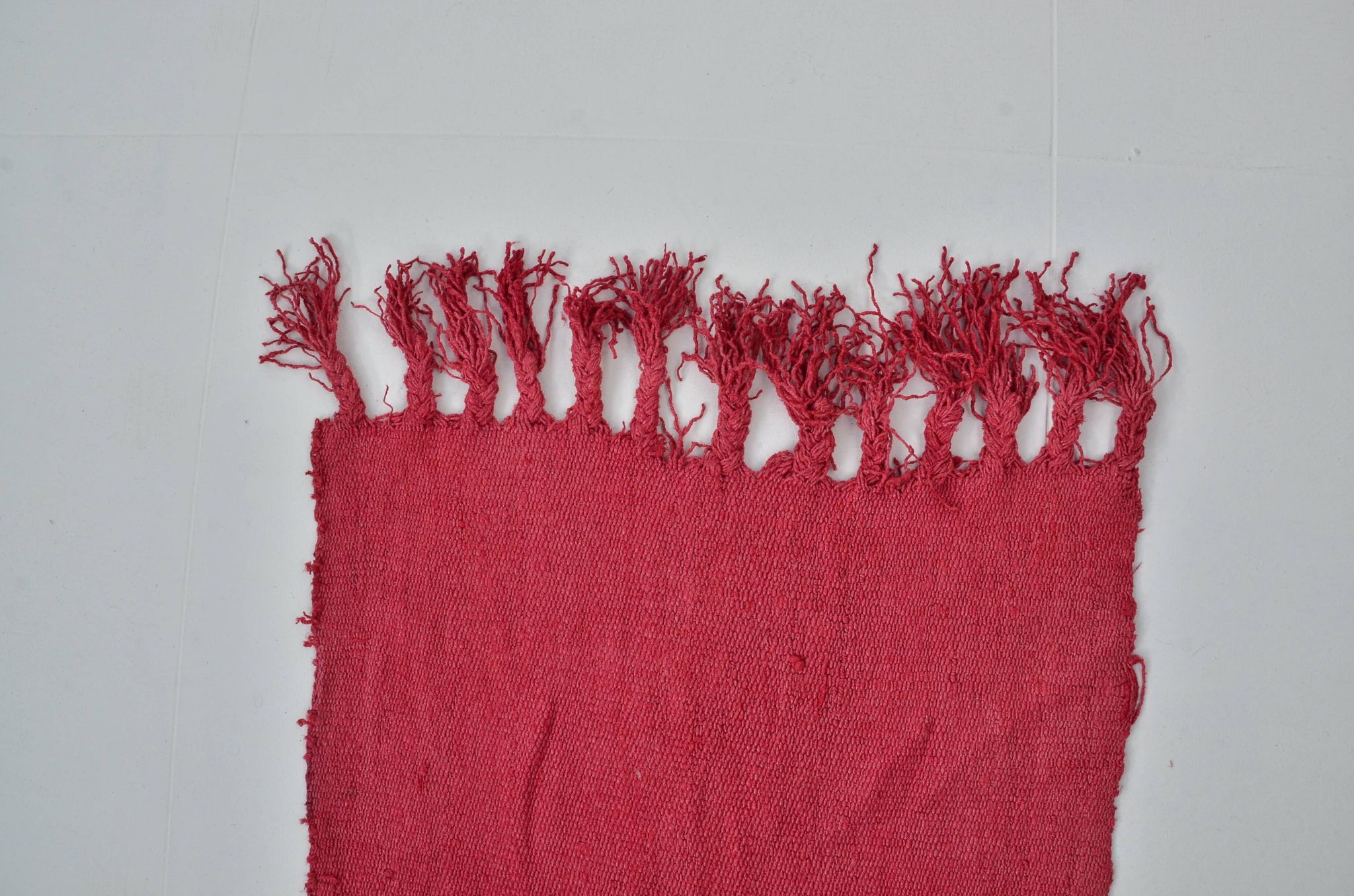 Tapis de couloir Kilim Hmep vintage rouge sku 3061