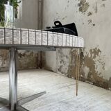 Table basse Heinz Lilienthal mosaïque marbre