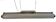 Grey Industrial Hanging Tube Light from Polam Gdansk, 1970s